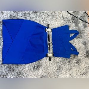 Two piece bandage dress